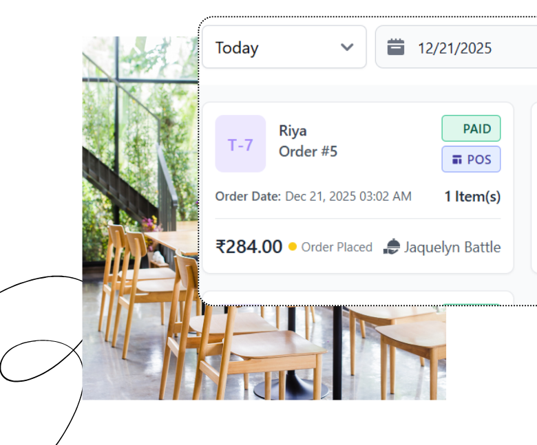 online smart order management pos